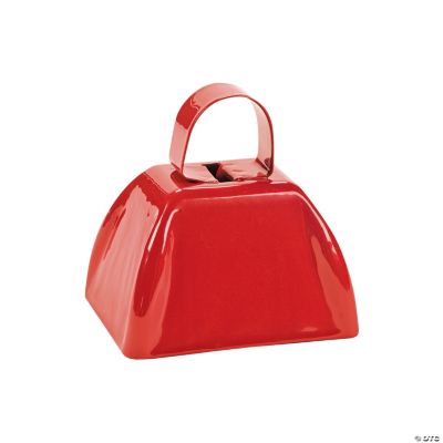 Red Metal School Cowbells
