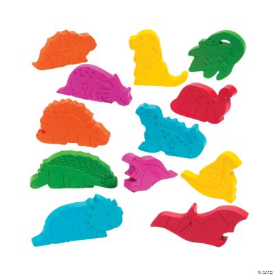 Molded Dinosaur Crayons