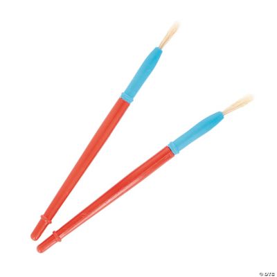24 Jumbo Plastic Chubby Brushes