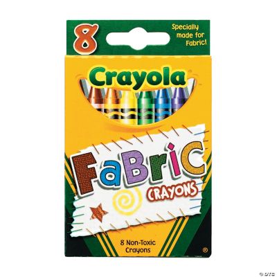 12 Sets Of 8 Crayola® FaBric Crayons
