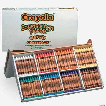 Crayola® 160 Pc. Construction Paper Crayon Classpack®