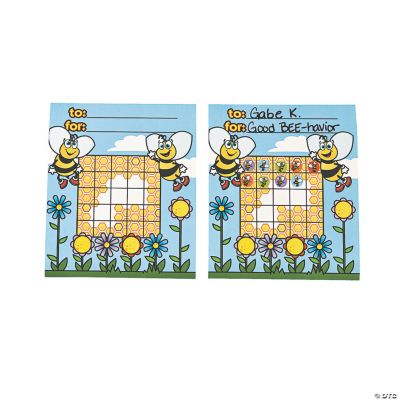 12 Bee Goal Cards
