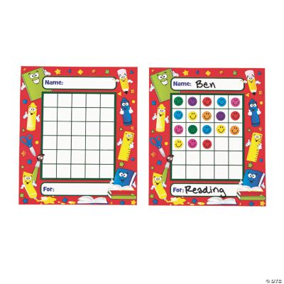 12 School Goal Cards