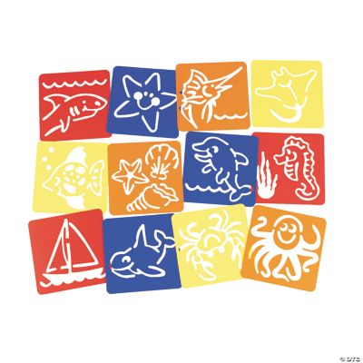 Under The Sea! Stencils