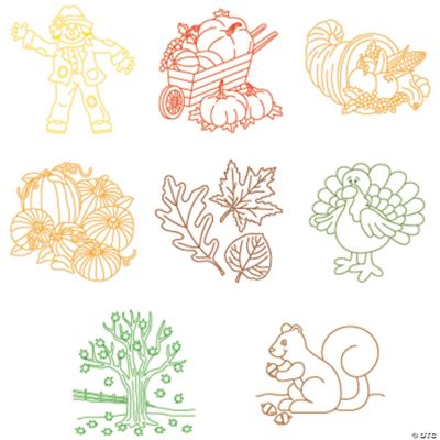 Fantastic Fall Rubbing Plates