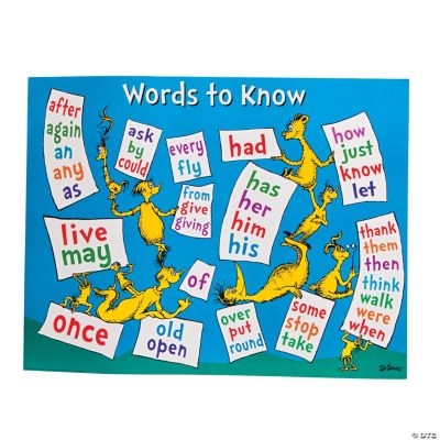 Dr. Seuss™ Sight Words Poster