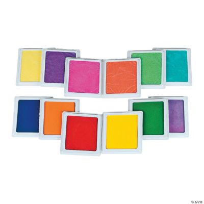 12 Pc. Classic And Tropical Giant Color Stamp Pad Kit