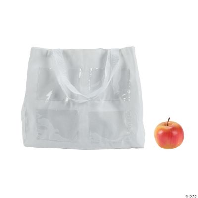 DIY White Canvas Photo Tote Bags