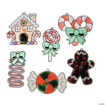 Holiday Candy Sun Catcher Ornaments