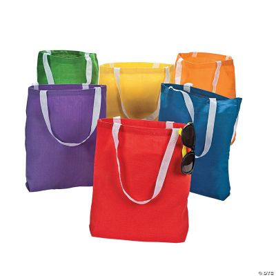 DIY Colorful Canvas Bags