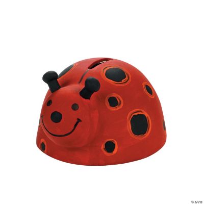 Design Your Own Ceramic Ladybug Banks