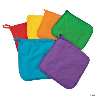 DIY Colorful Canvas Pot Holders Oriental Trading