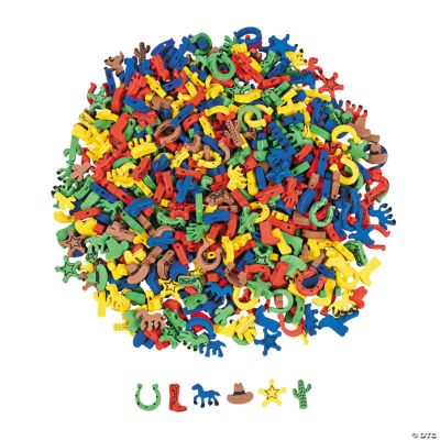 500 Fabulous Foam Wild West Bead Assortment