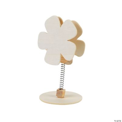 DIY Wood Flower Recipe Card Holders