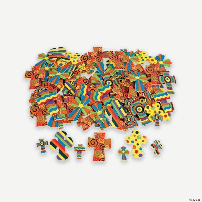 Fabulous Foam Self-Adhesive Cross Shapes