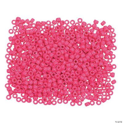 1/2 Lb. Of Pink Pony Beads
