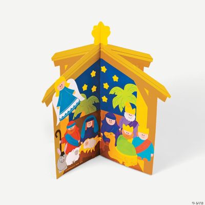 Design Your Own 3D Nativity Scenes With Stickers
