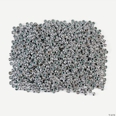 1 Lb. Of Silver Pony Beads