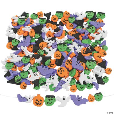 500 Fabulous Foam Halloween Bead Assortment