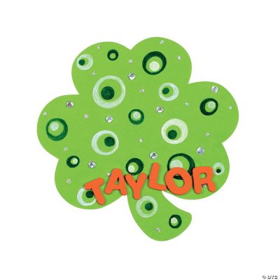 Fabulous Foam Jumbo Shamrock Shapes