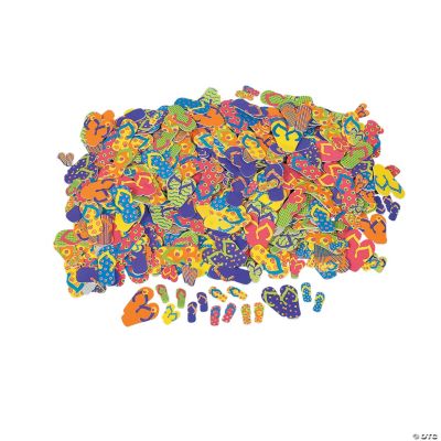 Fabulous Foam Self-Adhesive Fun Flip Flop Shapes