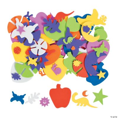 1200 Awesome Self-Adhesive Foam Shapes