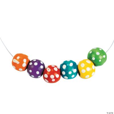 Polka Dot Beads Oriental Trading