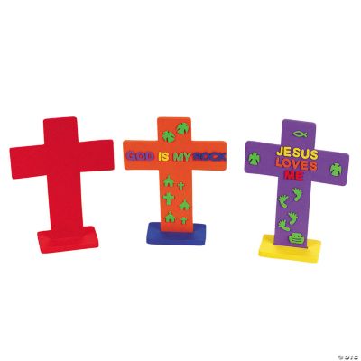 24 DIY Fabulous Foam Crosses Oriental Trading