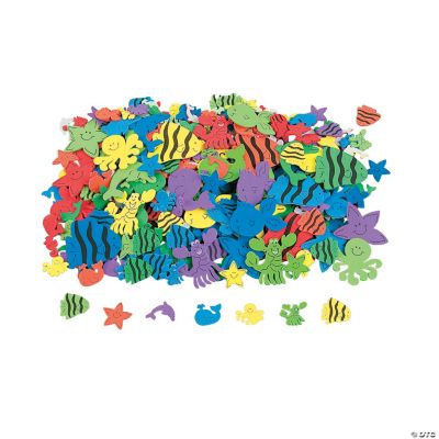 500 Under The Sea Foam Self-Adhesive Shapes