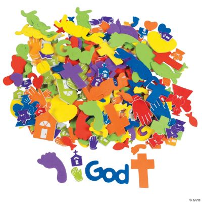 500 Fabulous Foam Self-Adhesive Faith Shapes