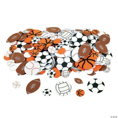 500 Fabulous Foam Self-Adhesive Sport Ball Shapes
