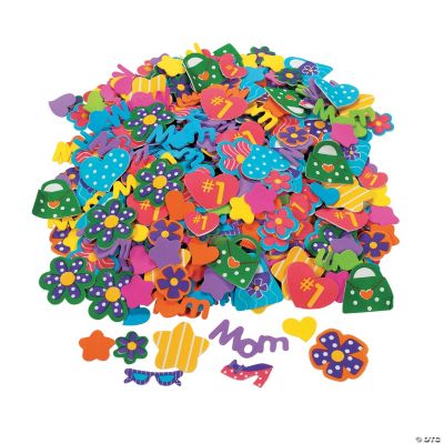 500 Marvelous Mom Self-Adhesive Foam Shapes