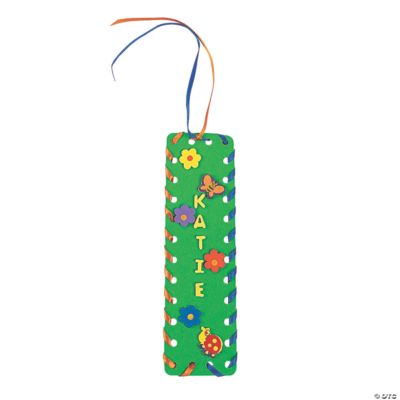 Fabulous Foam Lacing Bookmarks