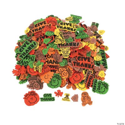 Fabulous Foam Self-Adhesive Fall Shapes