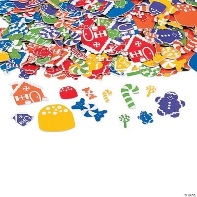Tempting Holiday Candy Self-Adhesive Shapes