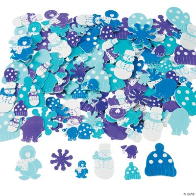 Winter Wonderland Self-Adhesive Foam Shapes