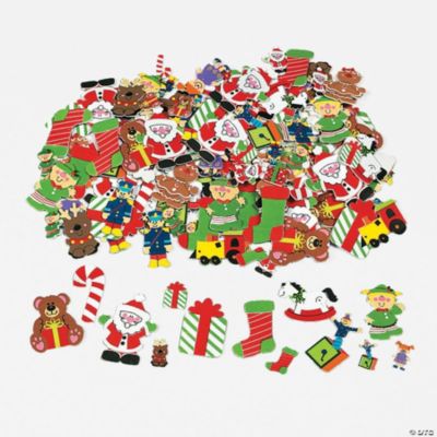 Fabulous Foam Self-Adhesive Santa’s Workshop Shapes