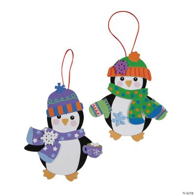 Fabulous Foam Penguin Ornaments