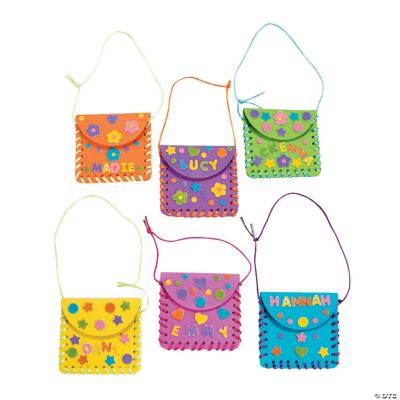 Fabulous Foam Lacing Coin Purses