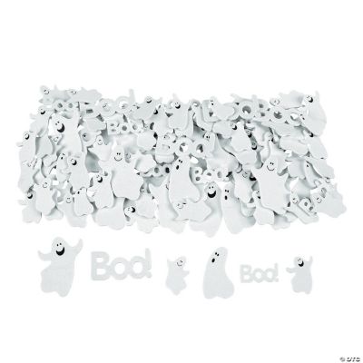 Glow-In-The-Dark Self-Adhesive Ghost Shapes
