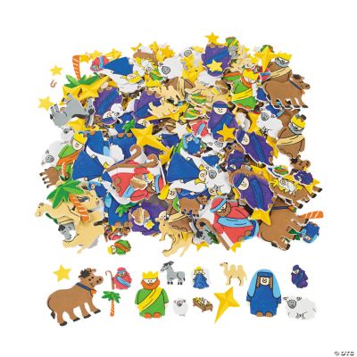 Fabulous Foam Self-Adhesive Nativity Shapes