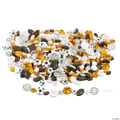 500 Fabulous Foam Sports Bead Assortment