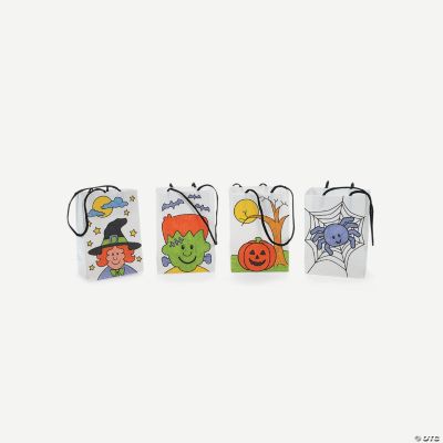 Color Your Own Mini Halloween Paper Treat Bags