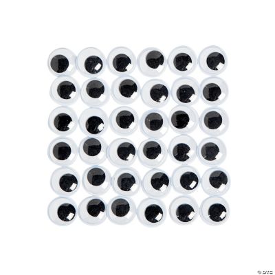 300 Watch Them Wiggle! Giant Black Eyes