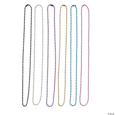 Colorful Beaded Chain Necklaces