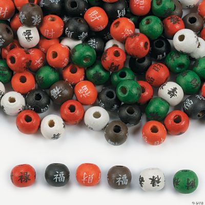Chinese Character Bead Assortment