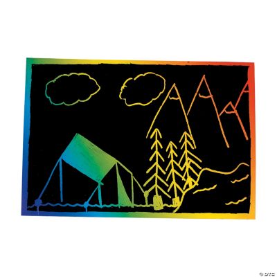 Magic Color Scratch Postcards
