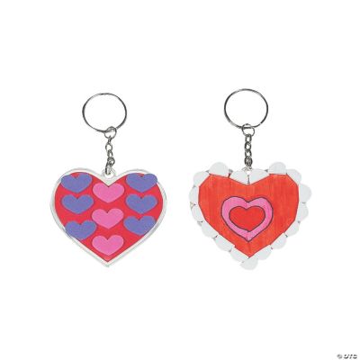 Design Your Own Heart-Shaped Key Chains