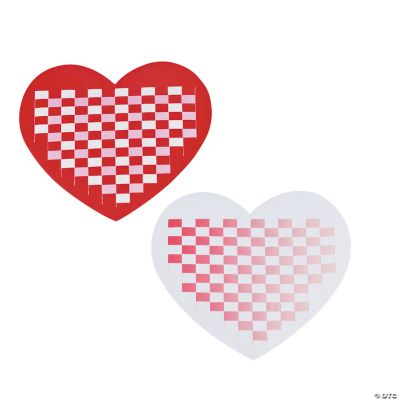 24 Delightful Heart Weaving Mats