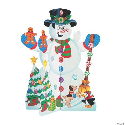 3D Snowmen And Stickers